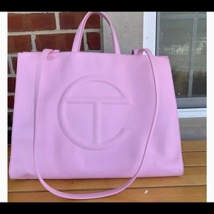 XL BUBBLEGUM TELFAR BAG